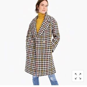 NWT J.Crew Collection Lurex Oversized Coat 14